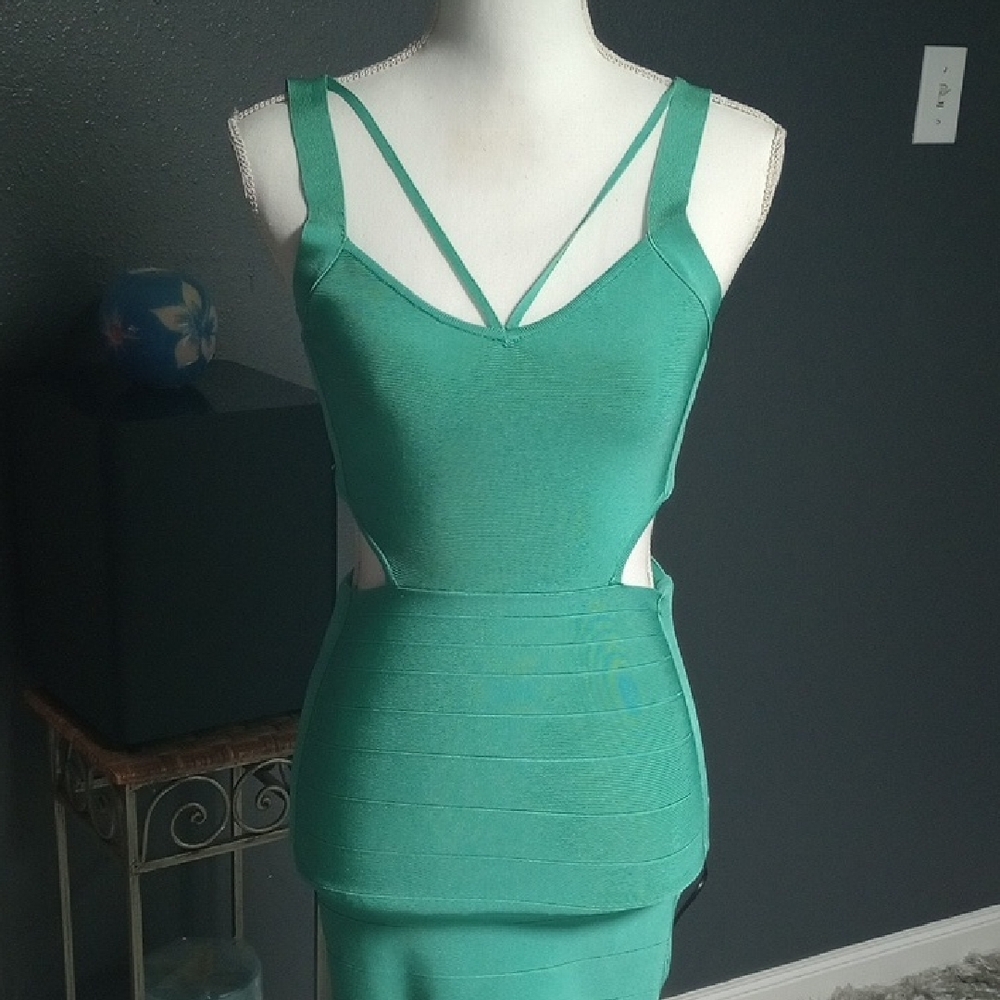 Marciano Green Mini Dress